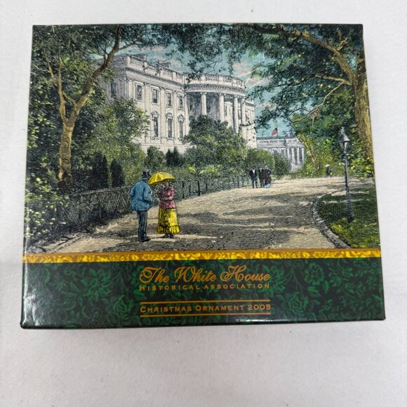 2005 White House Ornament James A. Garfield Christmas Gold-Plated Brass - Picture 5 of 6